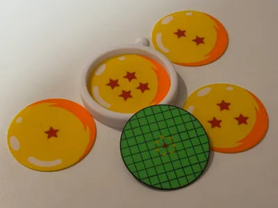 Set posa vasos DragonBallz
