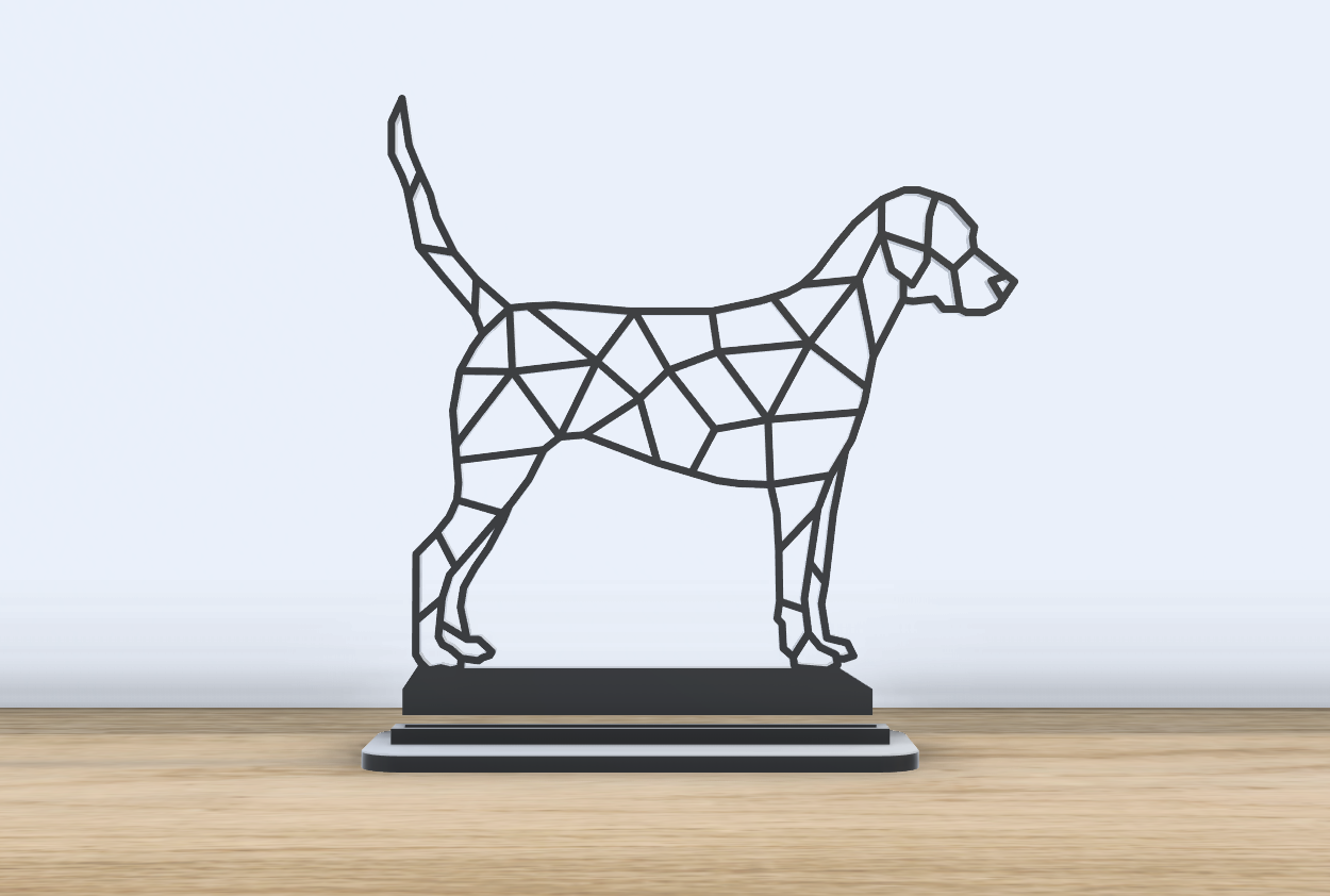 Figura Geométrica Perro