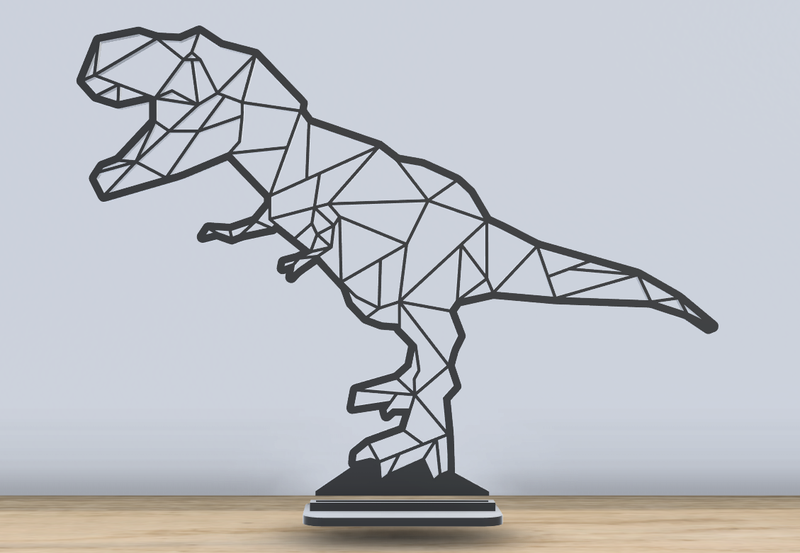 Figura Geométrica T Rex