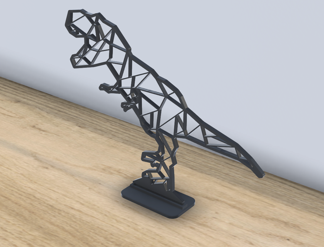 Figura Geométrica T Rex