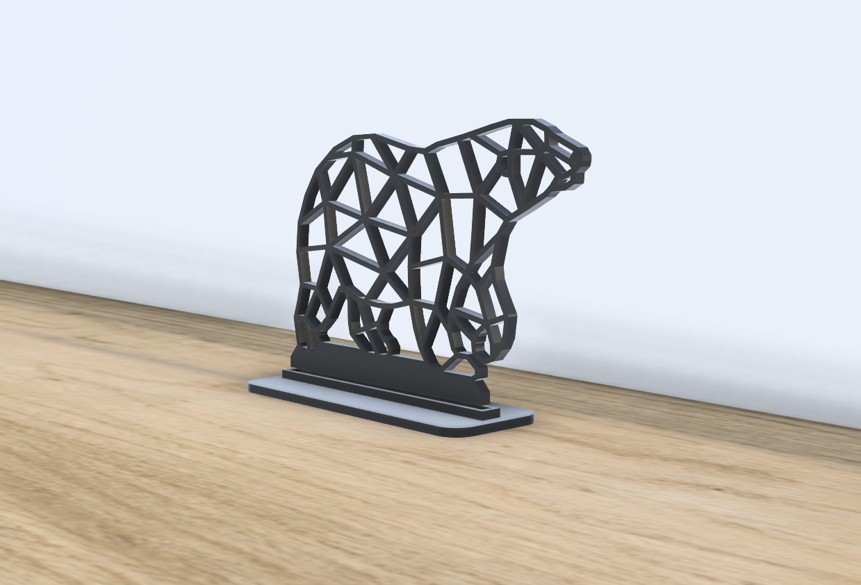 Figura Geométrica Oso Polar