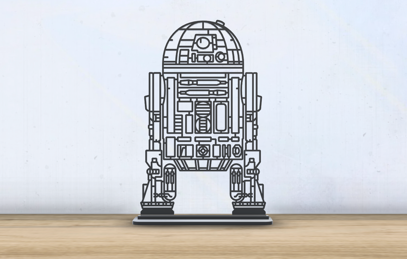 Figura Geométrica R2D2
