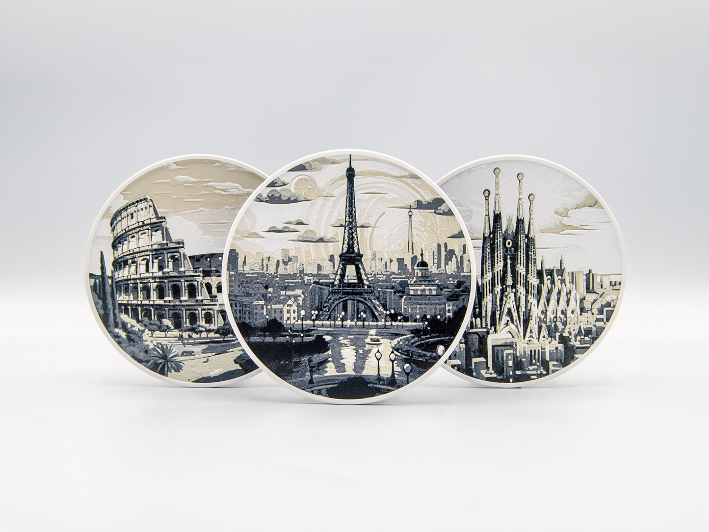 Set Posa Vasos Ciudades