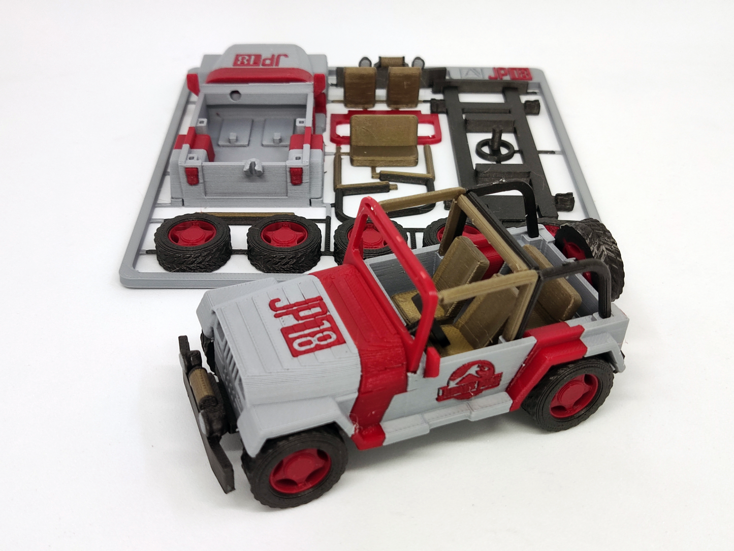 Kit De Armado Jeep Jurassic Park