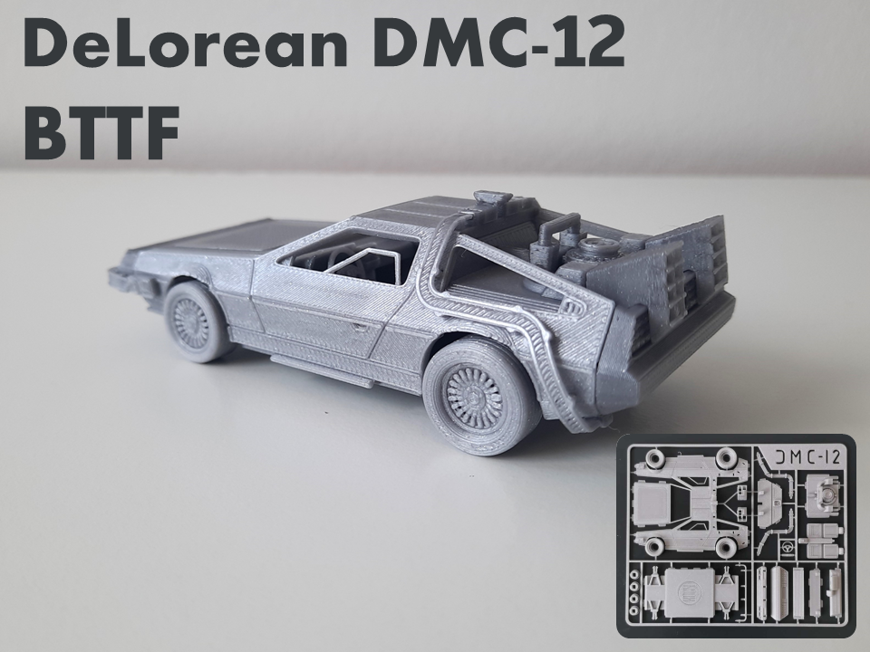 Kit De Armado Delorean Volver Al Futuro