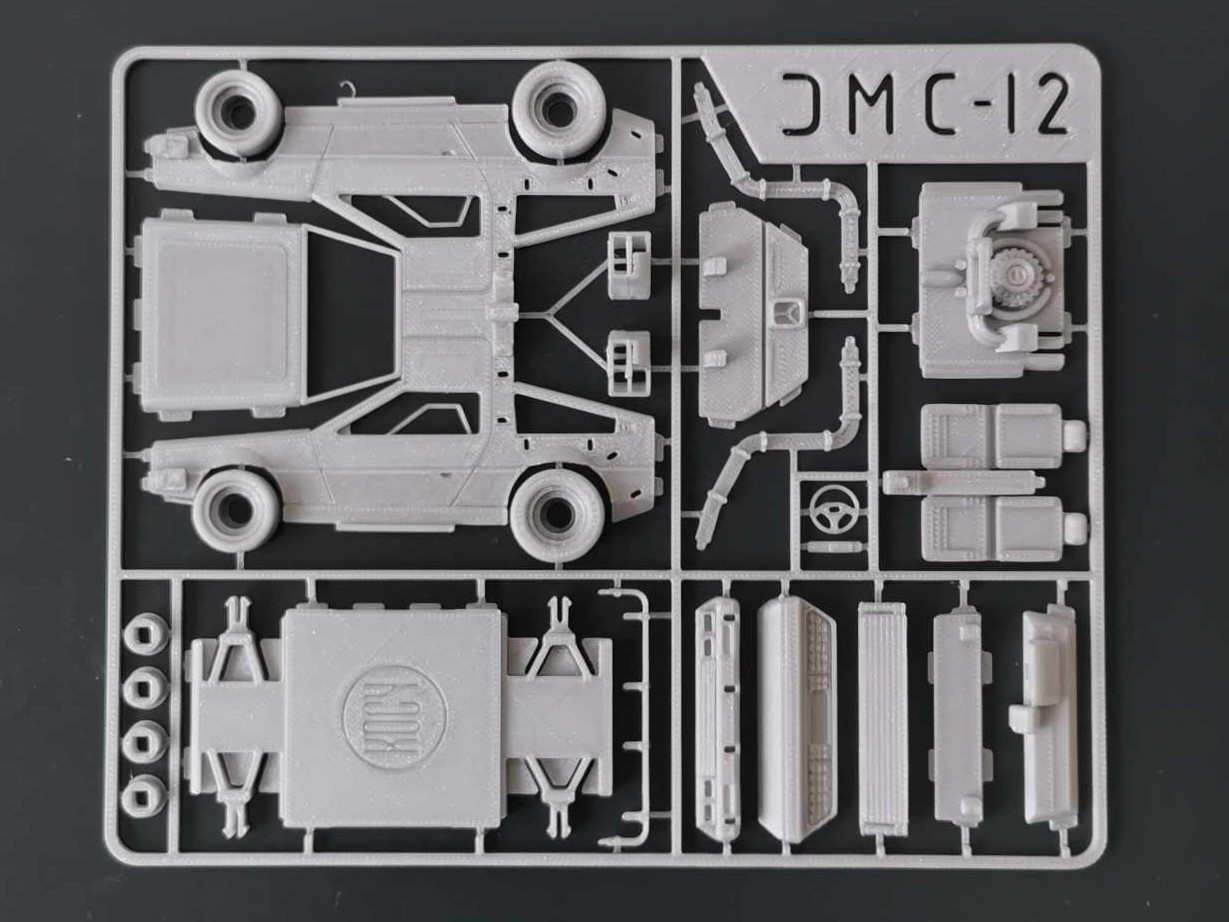 Kit De Armado Delorean Volver Al Futuro