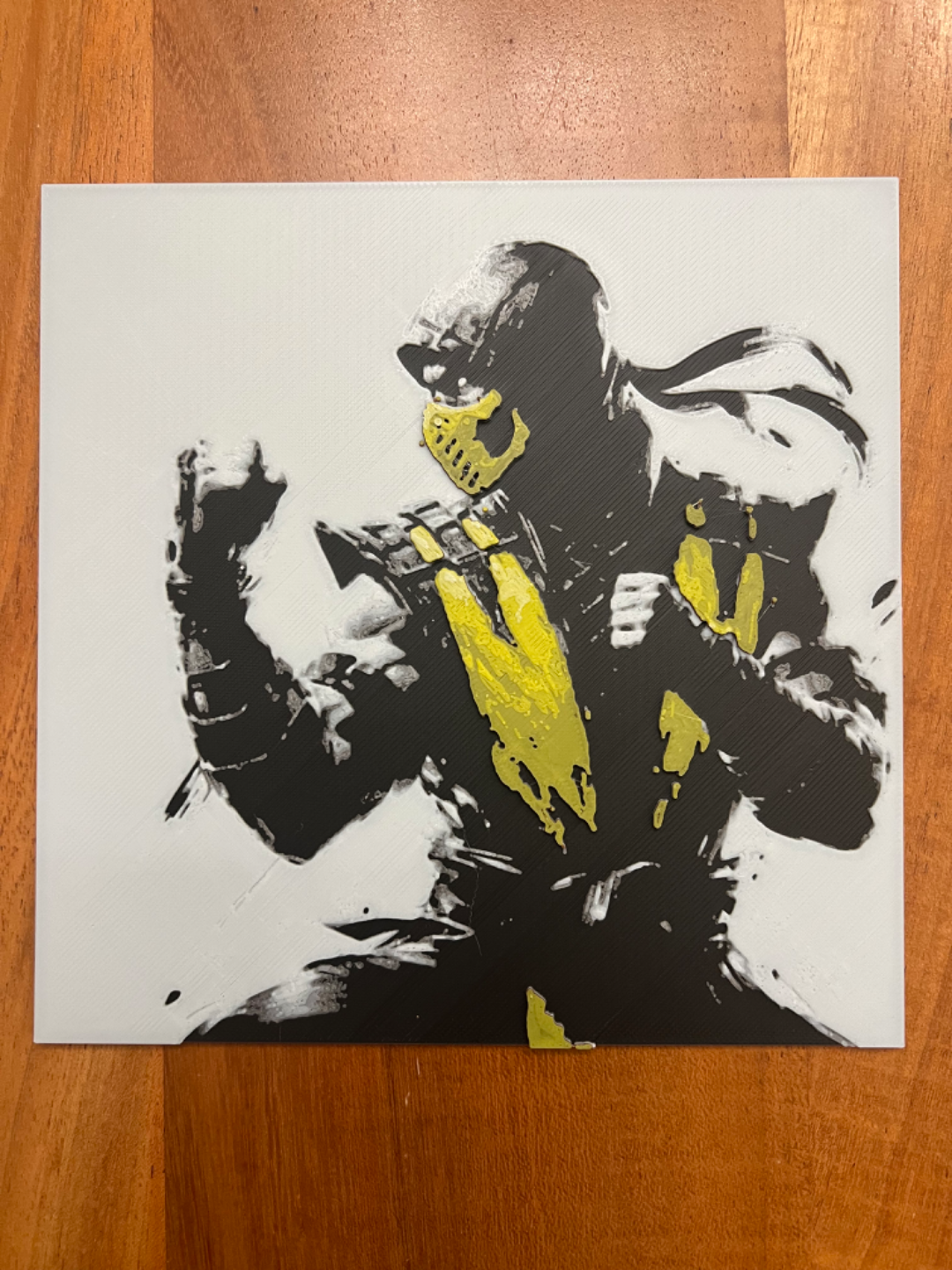 Cuadro De Scorpion Mortal Kombat