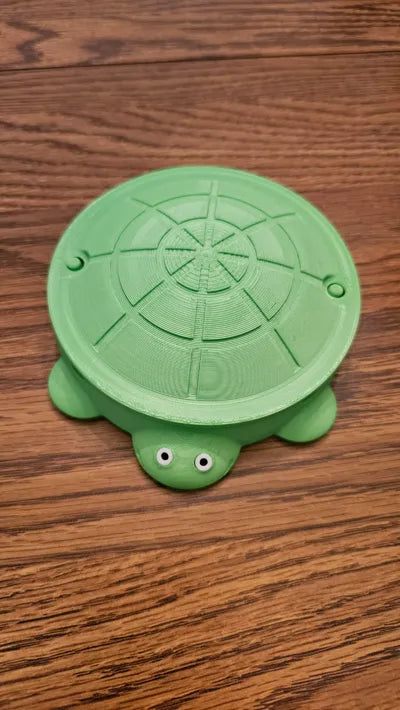 Cenicero de tortuga con tapa