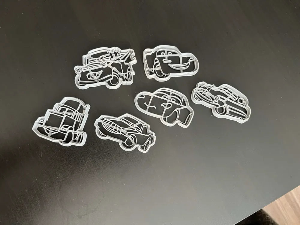 Set Cortadores de galletas de cars