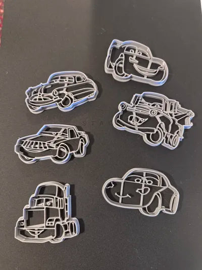Set Cortadores de galletas de cars