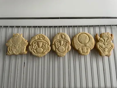 Set Moldes Cortadores De Galletas Mario