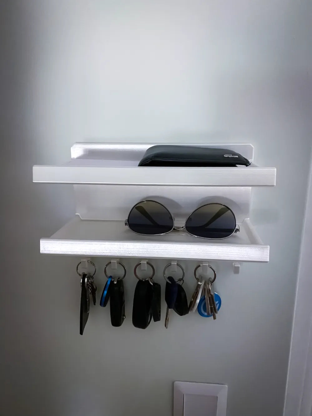 Colgador Llaves con doble estante