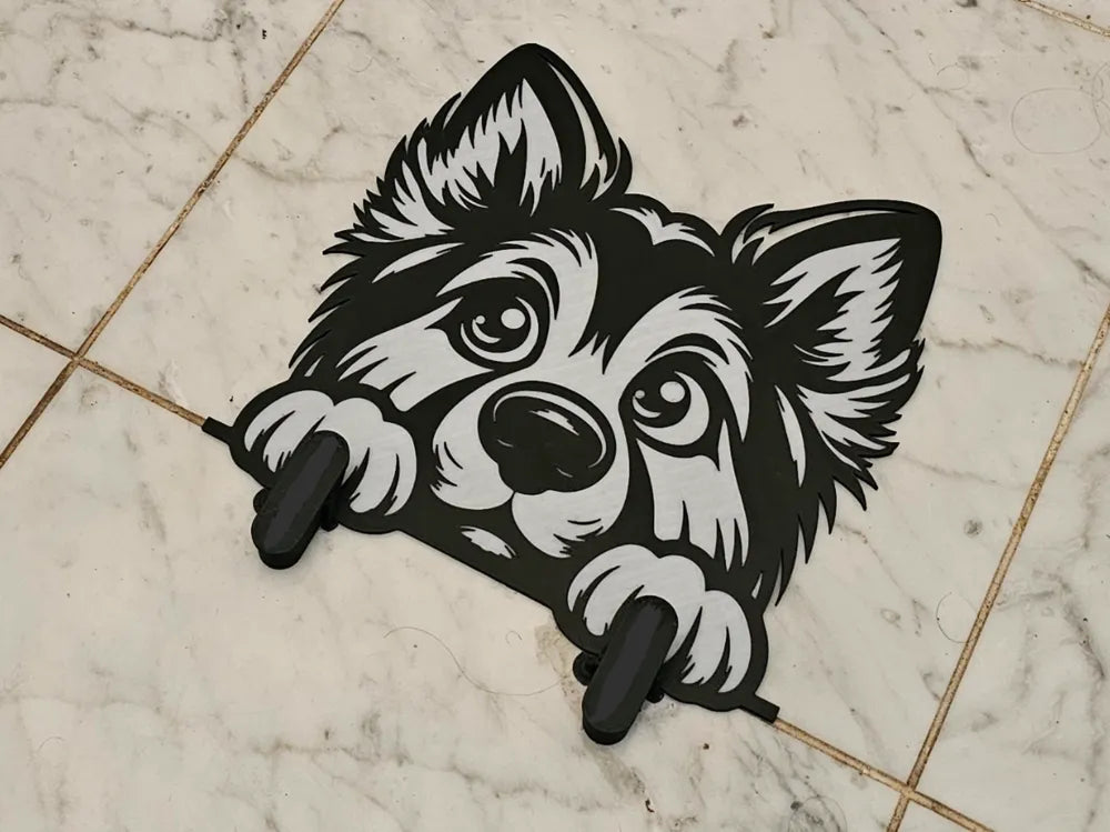 Colgador de llaves diseño de perrito