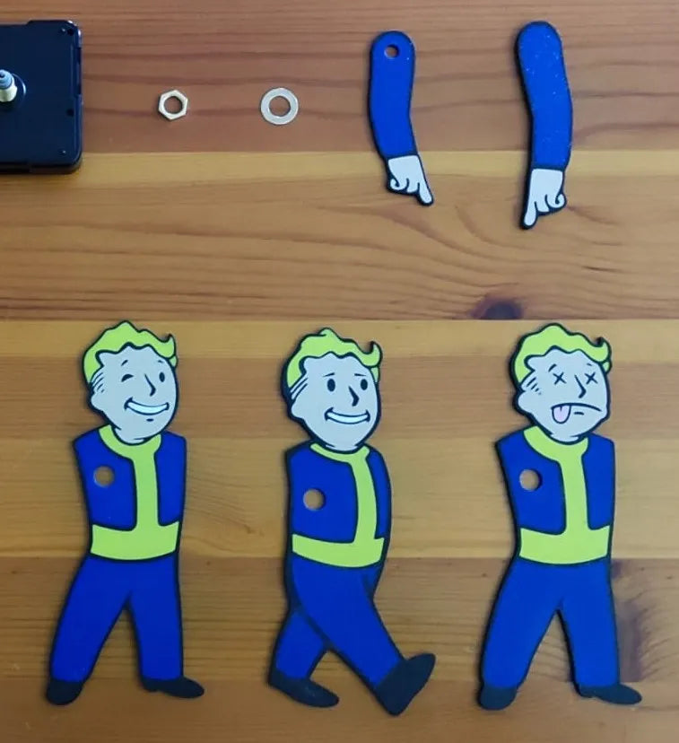 Reloj de pared Vault-Boy