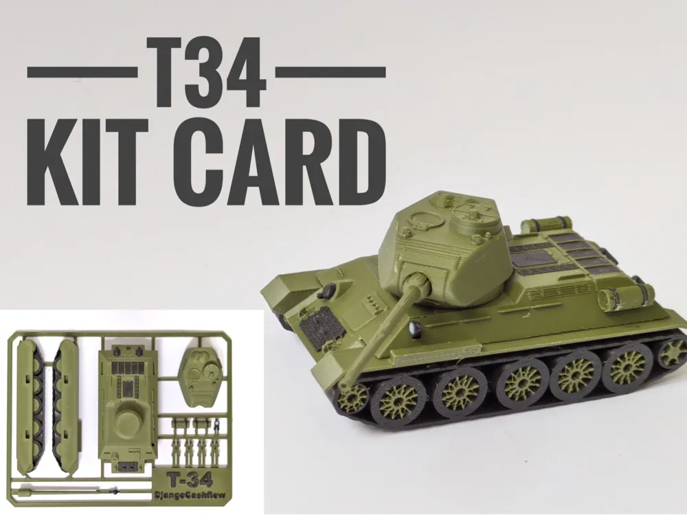 Kit de armado replica de Tanque T34