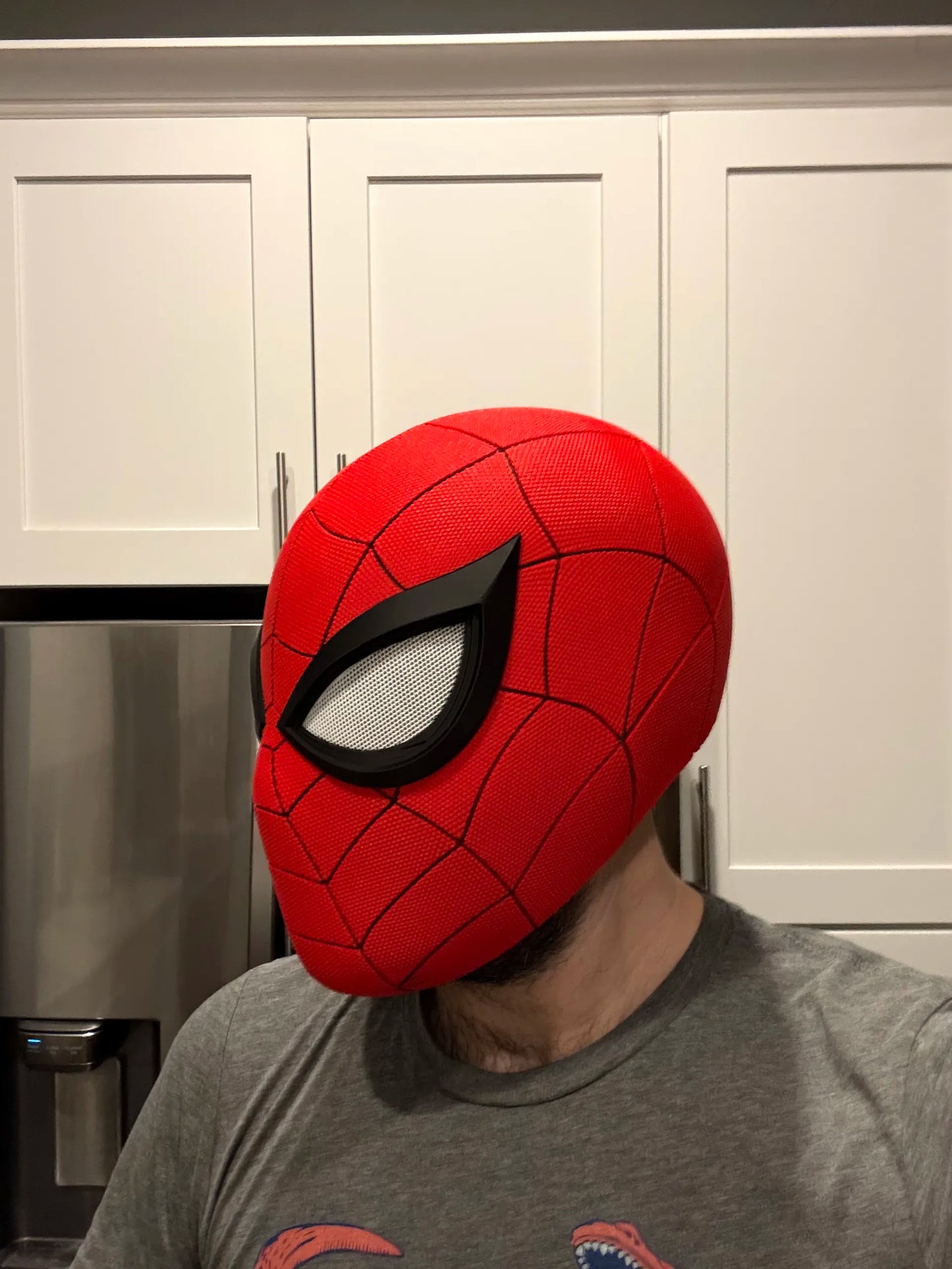 Casco Máscara de Spider-Man Teturizado