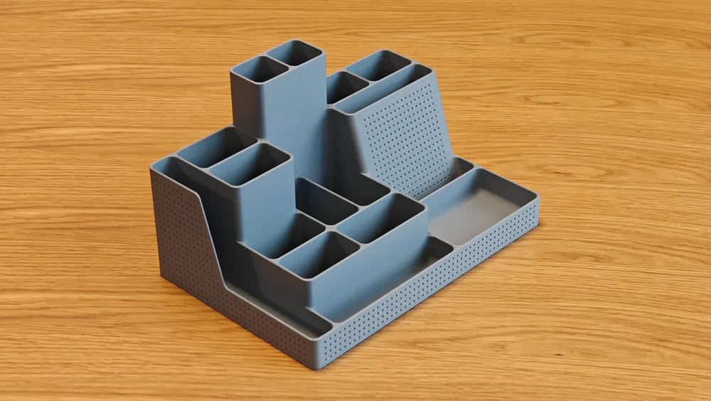 Organizador de escritorio con porta celular