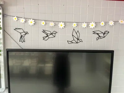 Arte de pared-Aves