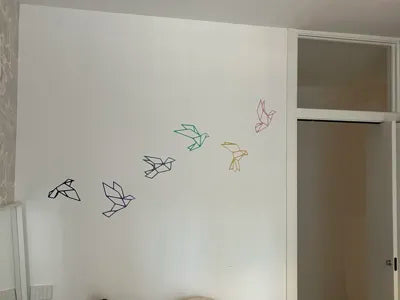 Arte de pared-Aves
