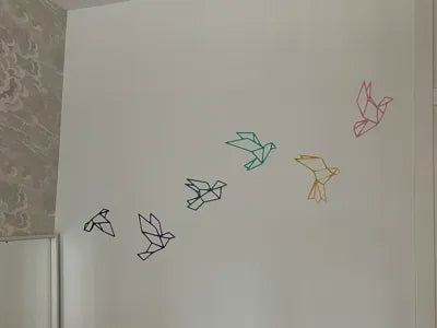 Arte de pared-Aves
