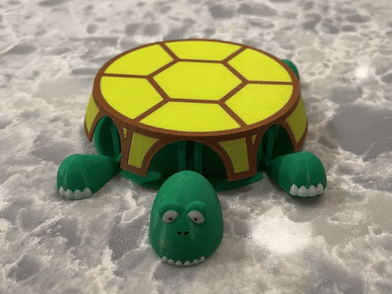 Posa vasos tortuga articulada