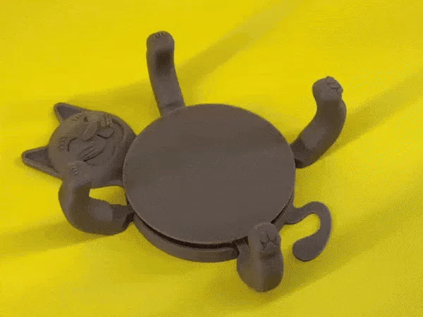 Posa vasos gato abrazador