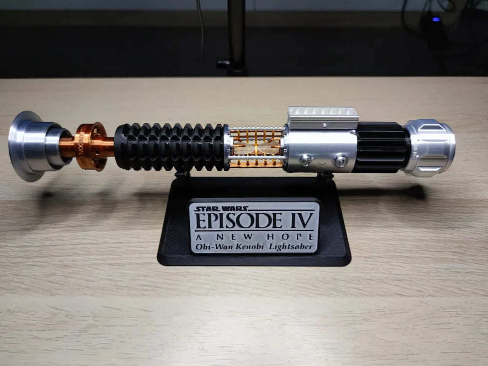 Sable de luz de Obi-Wan Kenobi con cámara de cristal