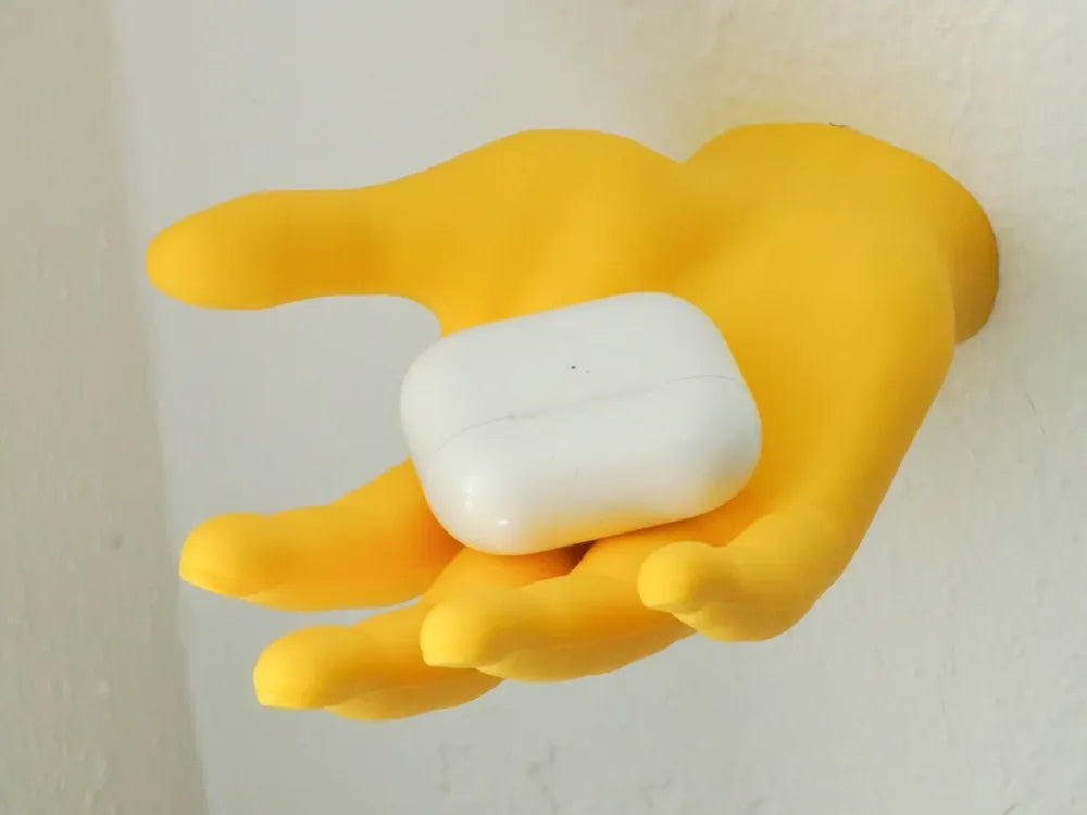 Soporte colgador con forma de mano