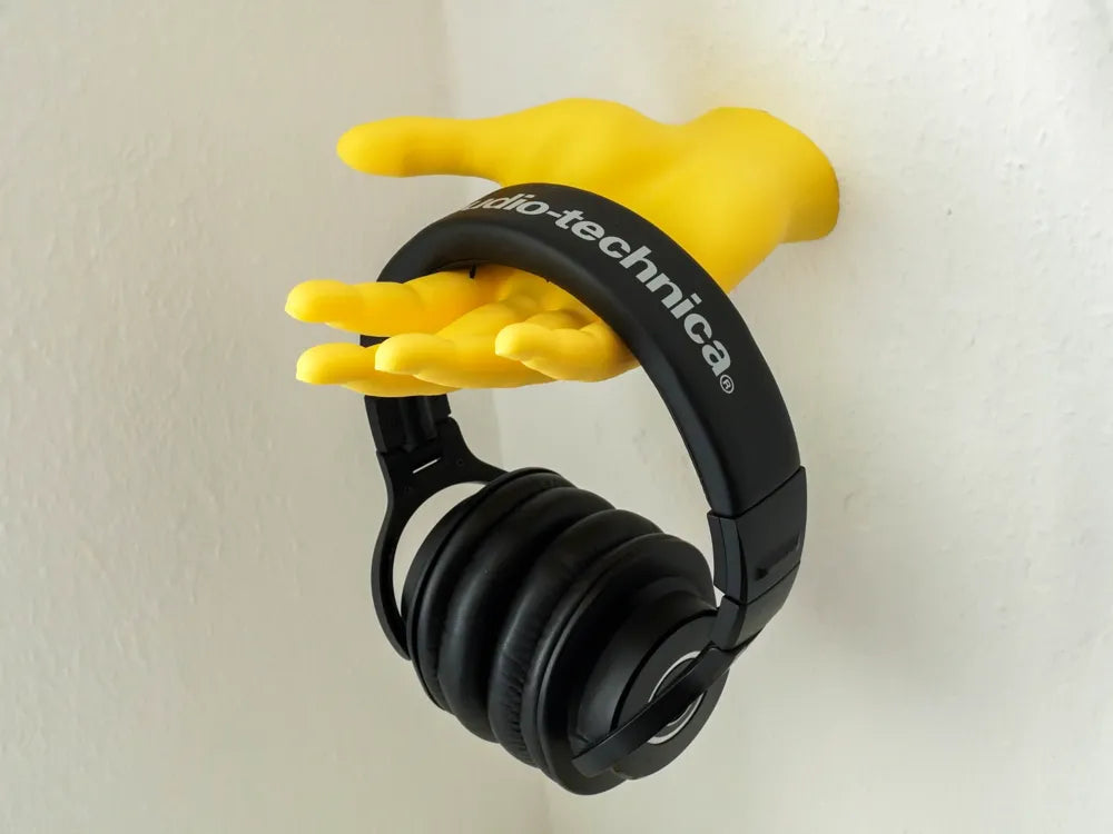 Soporte colgador con forma de mano