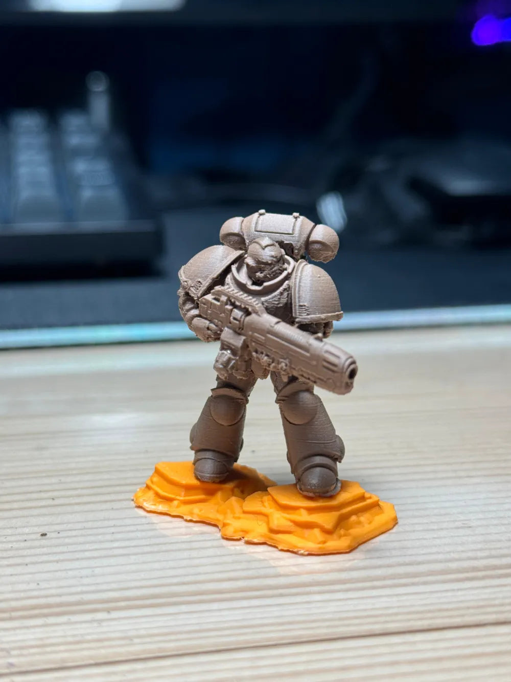 Intercesor Space Marine con Rifle de Plasma 40k