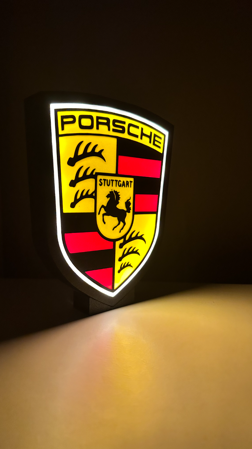 Caja de luz Porsche