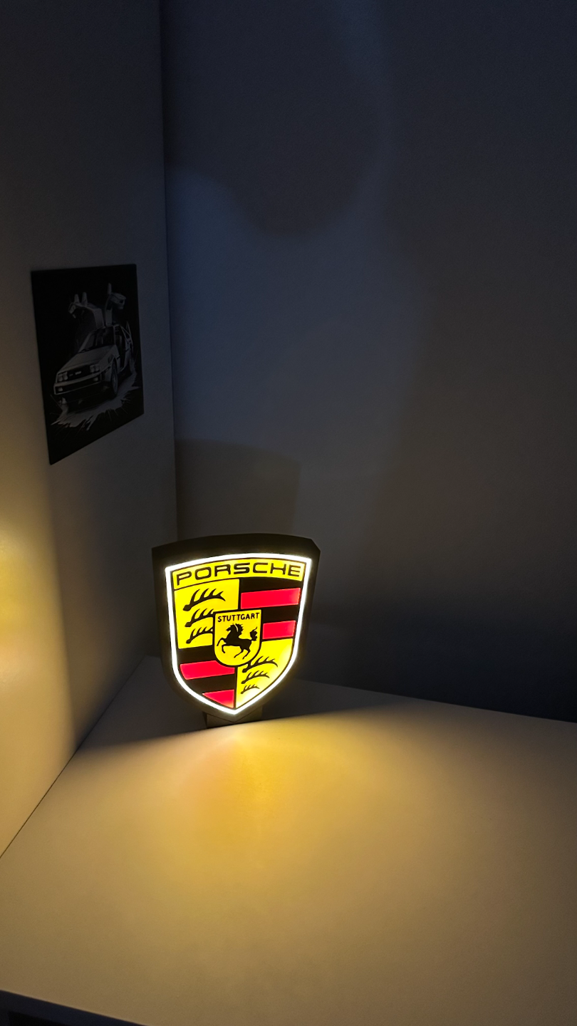 Caja de luz Porsche