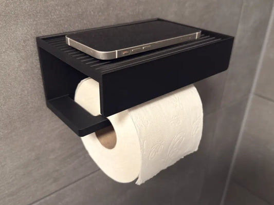 Porta Papel Higénico Con Estante Para Smartphone