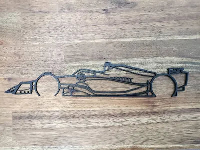 Arte de pared-Silueta de Fórmula 1