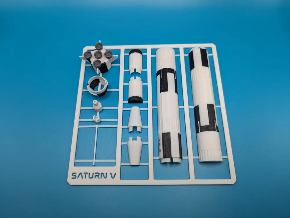Tarjeta De Armado SaturnV Nasa
