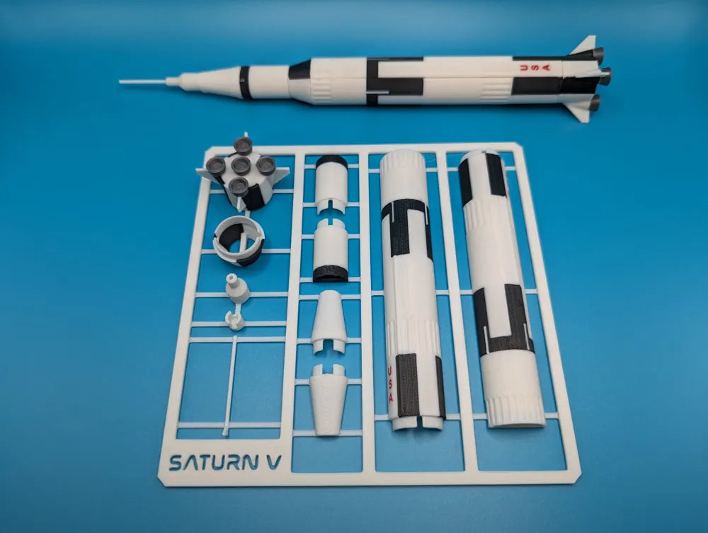 Tarjeta De Armado SaturnV Nasa