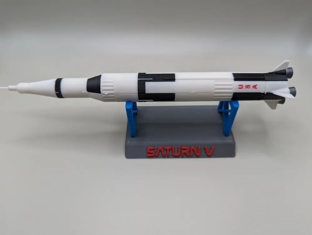 Tarjeta De Armado SaturnV Nasa