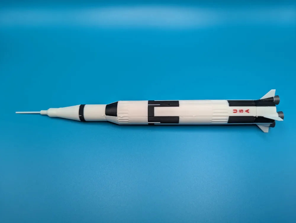 Tarjeta De Armado SaturnV Nasa