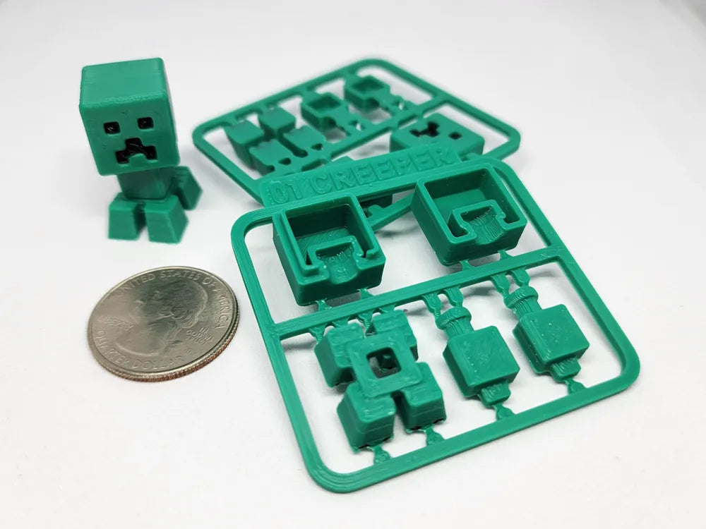 Kit Llavero y/o Figurita Para Armar Kreeper Minecraft