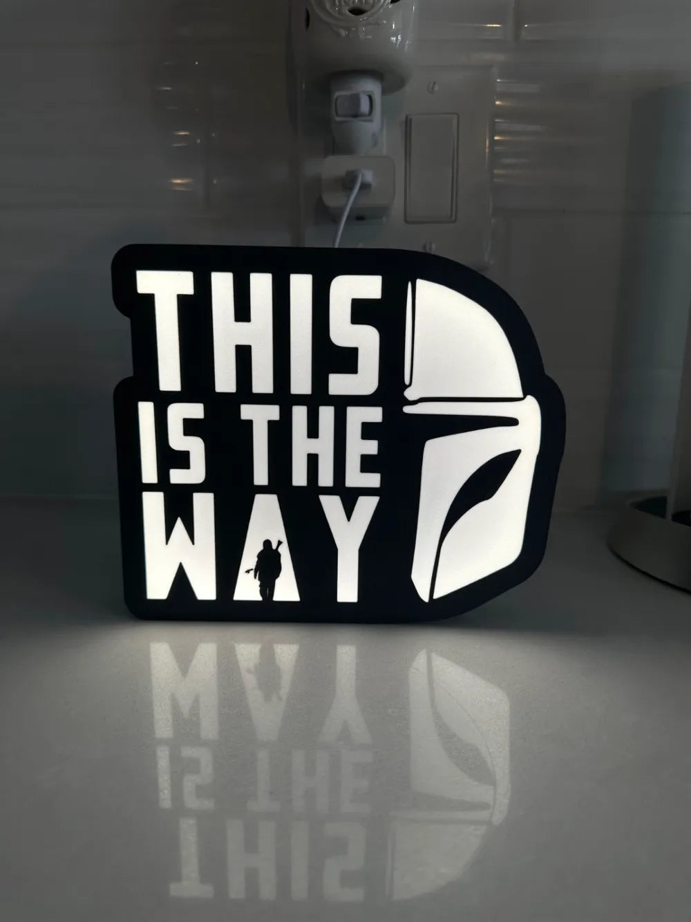 Caja de luz The Mandalorian