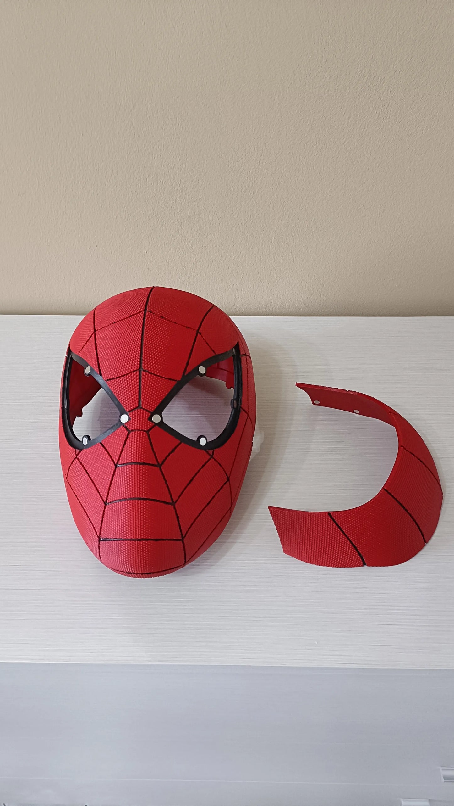 Casco Máscara de Spider-Man Teturizado