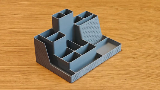 Organizador de escritorio con porta celular