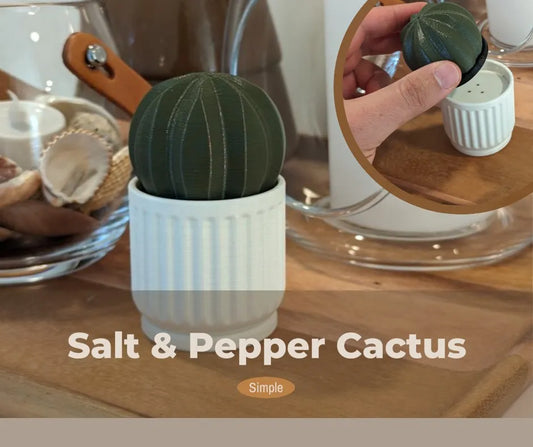 Salero & Pimentero Cactus
