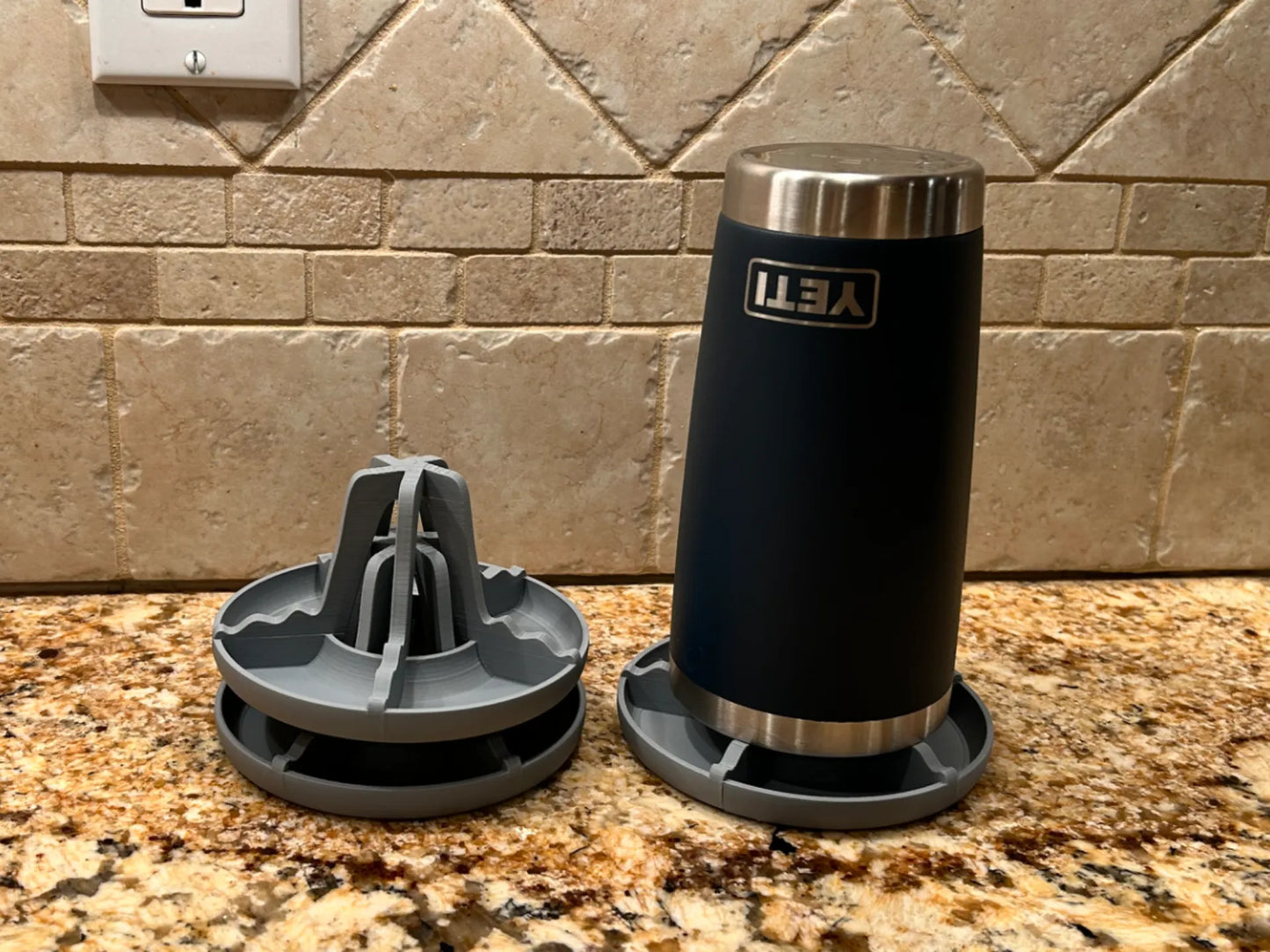 Secador de botellas apilable