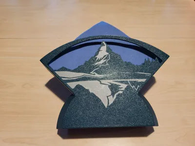 Servilletero diseño de los alpes