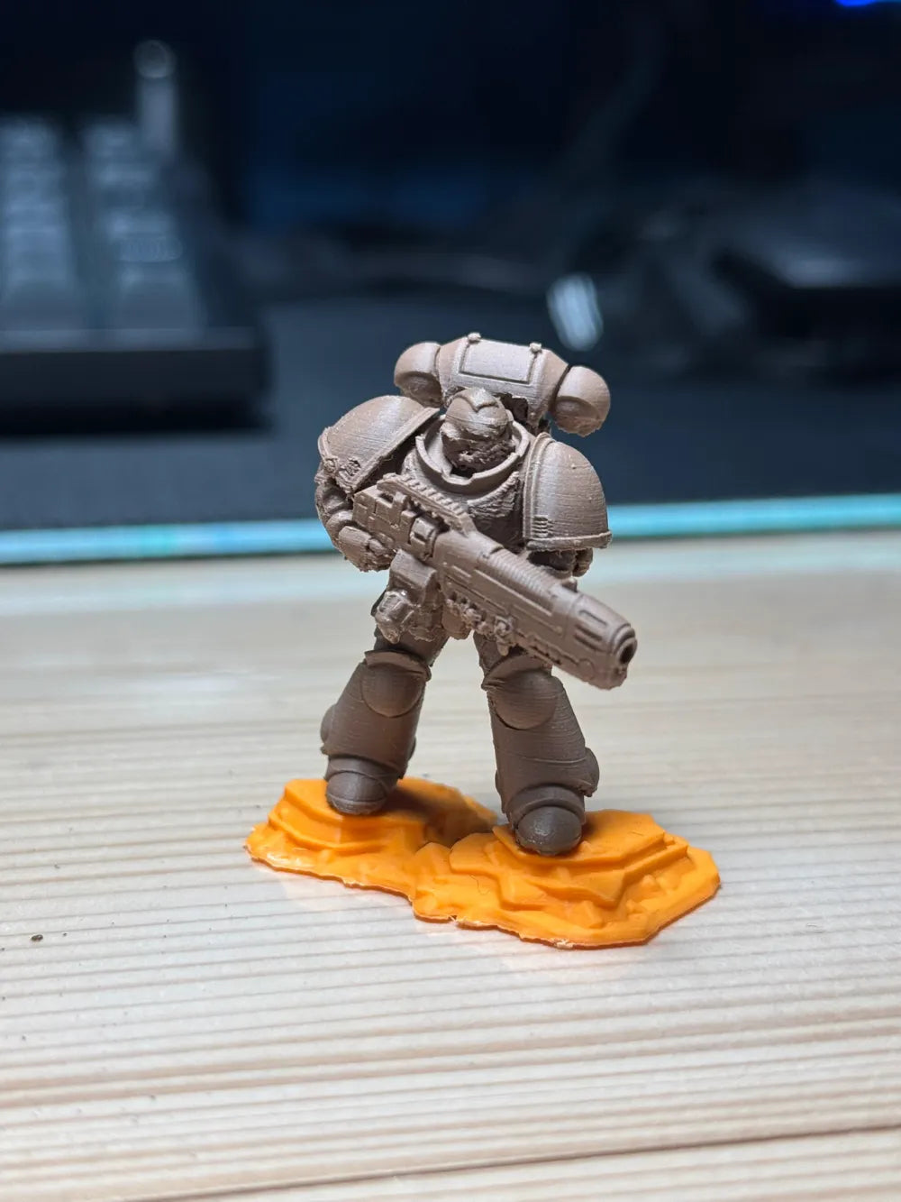 Intercesor Space Marine con Rifle de Plasma 40k